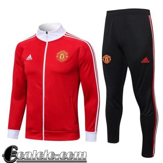 Full Zip Giacca Manchester United rosso Uomo 2022 23 JK653