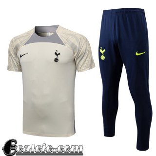 Tute Calcio T Shirt Tottenham Hotspur giallo chiaro Uomo 2022 23 TG634