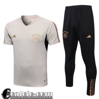 Tute Calcio T Shirt Allemagne grigio Uomo 2022 23 TG636