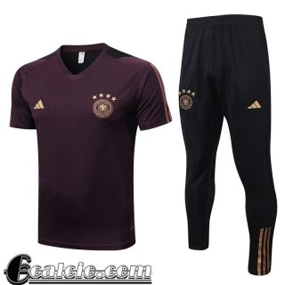 Tute Calcio T Shirt Allemagne Marrone scuro Uomo 2022 23 TG640