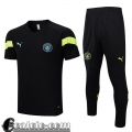 Tute Calcio T Shirt Manchester City nero Uomo 2022 23 TG641