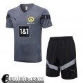 Tute Calcio T Shirt Dortmund grigio Uomo 2022 23 TG644