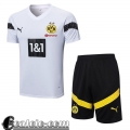 Tute Calcio T Shirt Dortmund Bianco Uomo 2022 23 TG651