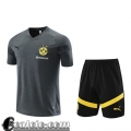 Tute Calcio T Shirt Dortmund grigio Uomo 2022 23 TG655