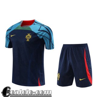 Tute Calcio T Shirt Portugal blu navy Uomo 2022 23 TG656
