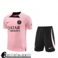 Tute Calcio T Shirt PSG rosa Uomo 2022 23 TG660