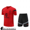 Tute Calcio T Shirt AC Milan rosso Uomo 2022 23 TG667
