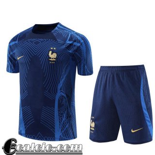 Tute Calcio T Shirt France blu Uomo 2022 23 TG669