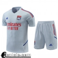 Tute Calcio T Shirt Lyon grigio Uomo 2022 23 TG692