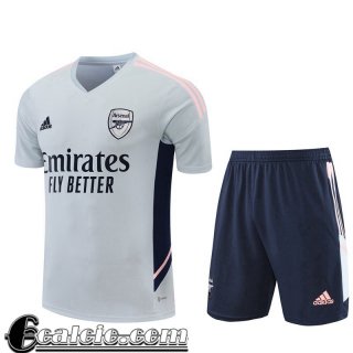 Tute Calcio T Shirt Arsenal grigio Uomo 2022 23 TG699