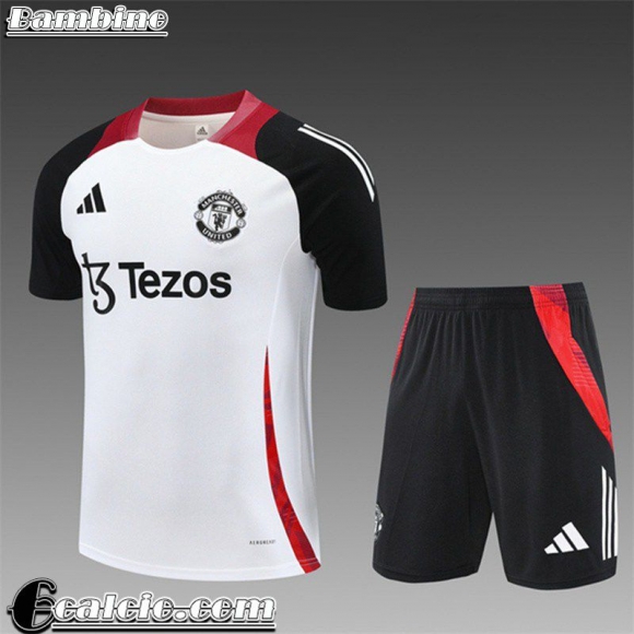 Magliette a maniche Manchester United Bambini 2024 2025 H319