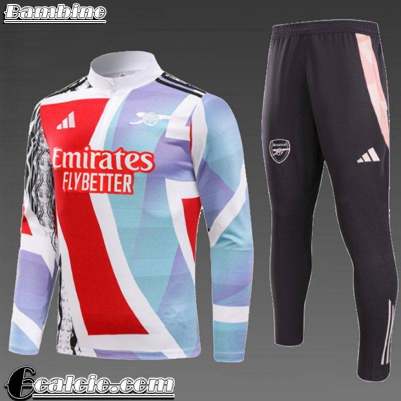 KIT: Tute Calcio Arsenal Bambini 2024 2025 C557