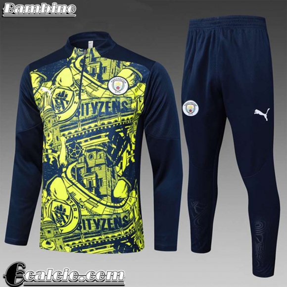 KIT: Tute Calcio Manchester City Bambini 2024 2025 C565