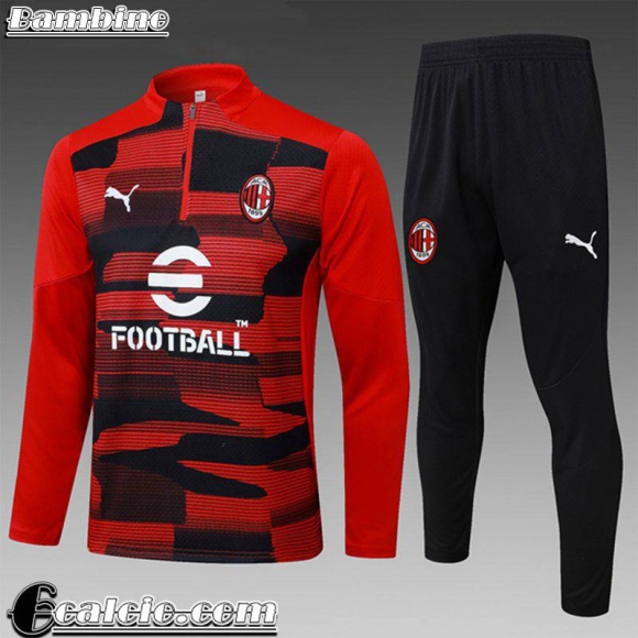 KIT: Tute Calcio AC Milan Bambini 2024 2025 C566