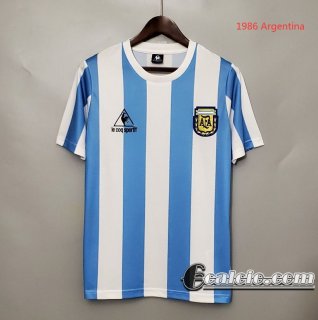 6calcio: Retro Maglie Calcio Argentina 1986 Prima