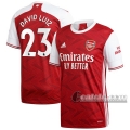 6Calcio: Prima Maglia Arsenal David Luiz 2#3 Uomo 2020-2021