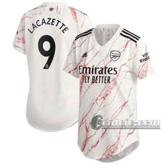 6Calcio: Seconda Maglia Calcio Arsenal Lacazette #9 Donna 2020-2021