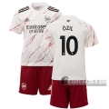 6Calcio: Seconda Maglia Calcio Arsenal Özil #10 Bambino 2020-2021