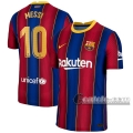 6Calcio: Prima Maglia Fc Barcellona Lionel Messi #10 Uomo 2020-2021