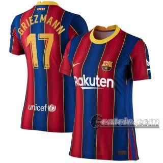 6Calcio: Prima Maglia Calcio Fc Barcellona Antoine Griezmann #17 Donna 2020-2021