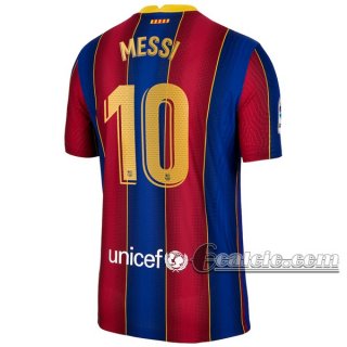 6Calcio: Prima Maglia Calcio Fc Barcellona Lionel Messi #10 Bambino 2020-2021