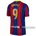 6Calcio: Prima Maglia Calcio Fc Barcellona Luis Suárez #9 Bambino 2020-2021