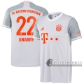 6Calcio: Seconda Maglia Bayern Munchen Serge Gnabry #22 Uomo 2020-2021