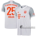 6Calcio: Seconda Maglia Bayern Munchen Thomas Muller #25 Uomo 2020-2021