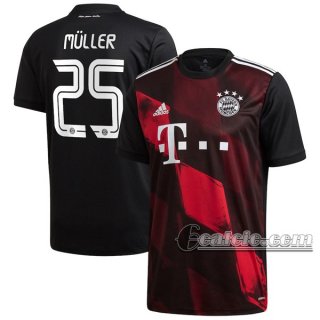 6Calcio: Terza Maglia Bayern Munchen Thomas Muller #25 Uomo 2020-2021