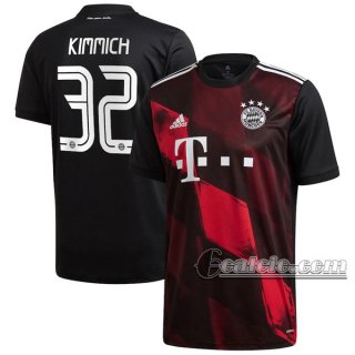 6Calcio: Terza Maglia Bayern Munchen Joshua Kimmich #32 Uomo 2020-2021