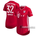 6Calcio: Prima Maglia Calcio Bayern Munchen Joshua Kimmich #32 Donna 2020-2021