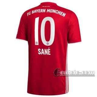 6Calcio: Prima Maglia Calcio Bayern Munchen Leroy Sané #10 Bambino 2020-2021