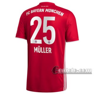6Calcio: Prima Maglia Calcio Bayern Munchen Thomas Müller #25 Bambino 2020-2021
