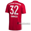 6Calcio: Prima Maglia Calcio Bayern Munchen Joshua Kimmich #32 Bambino 2020-2021