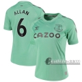6Calcio: Terza Maglia Calcio Everton Allan #6 Donna 2020-2021