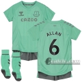 6Calcio: Terza Maglia Calcio Everton Allan #6 Bambino 2020-2021
