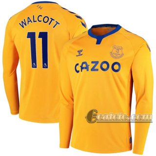 6Calcio: Seconda Maglia Everton Walcott #11 Manica Lunga Uomo 2020-2021