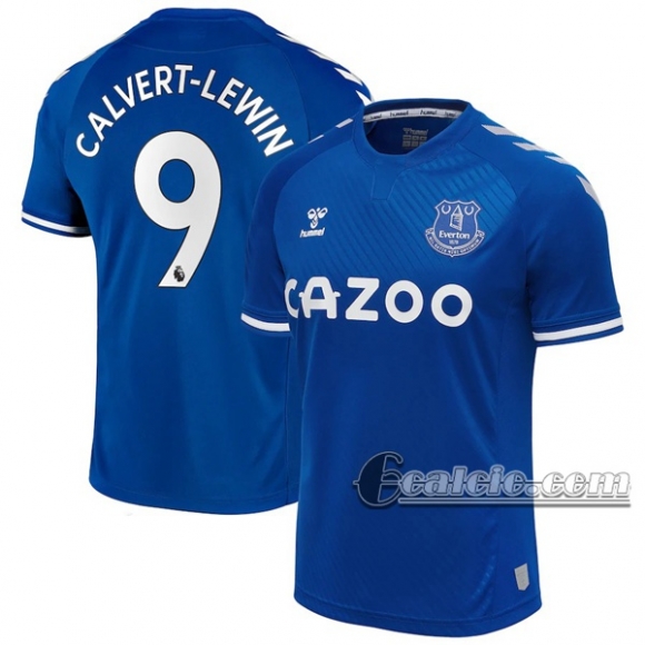 6Calcio: Prima Maglia Everton Calvert-Lewin #9 Uomo 2020-2021