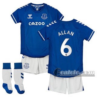 6Calcio: Prima Maglia Calcio Everton Allan #6 Bambino 2020-2021