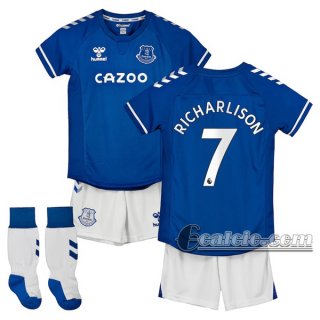 6Calcio: Prima Maglia Calcio Everton Richarlison #7 Bambino 2020-2021