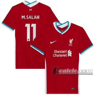 6Calcio: Prima Maglia Calcio Liverpool Mohamed Salah #11 Donna 2020-2021