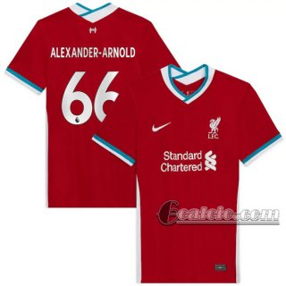 6Calcio: Prima Maglia Calcio Liverpool Trent Alexander-Arnold #66 Donna 2020-2021