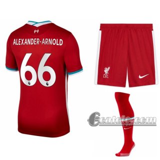 6Calcio: Prima Maglia Calcio Liverpool Trent Alexander-Arnold #66 Bambino 2020-2021