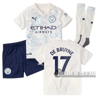 6Calcio: Terza Maglia Calcio Manchester City De Bruyne #17 Bambino 2020-2021