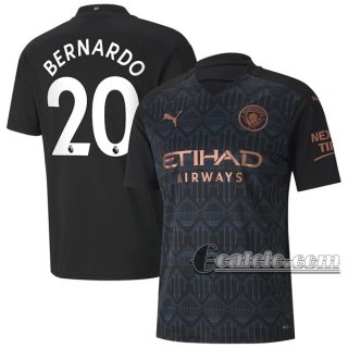 6Calcio: Seconda Maglia Manchester City Bernardo #20 Uomo 2020-2021