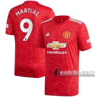 6Calcio: Prima Maglia Manchester United Anthony Martial #9 Uomo 2020-2021