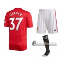 6Calcio: Prima Maglia Calcio Manchester United James Garner #37 Bambino 2020-2021