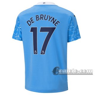 6Calcio: Prima Maglia Calcio Manchester City Kevin De Bruyne #17 Bambino 2020-2021