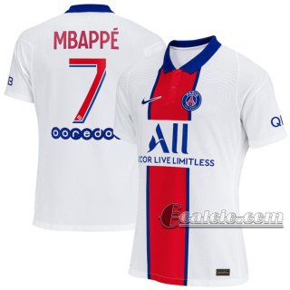 6Calcio: Seconda Maglia Psg Paris Saint Germain Mbappé #7 Uomo 2020-2021