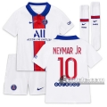 6Calcio: Seconda Maglia Calcio Psg Paris Saint Germain Neymar Jr #10 Bambino 2020-2021